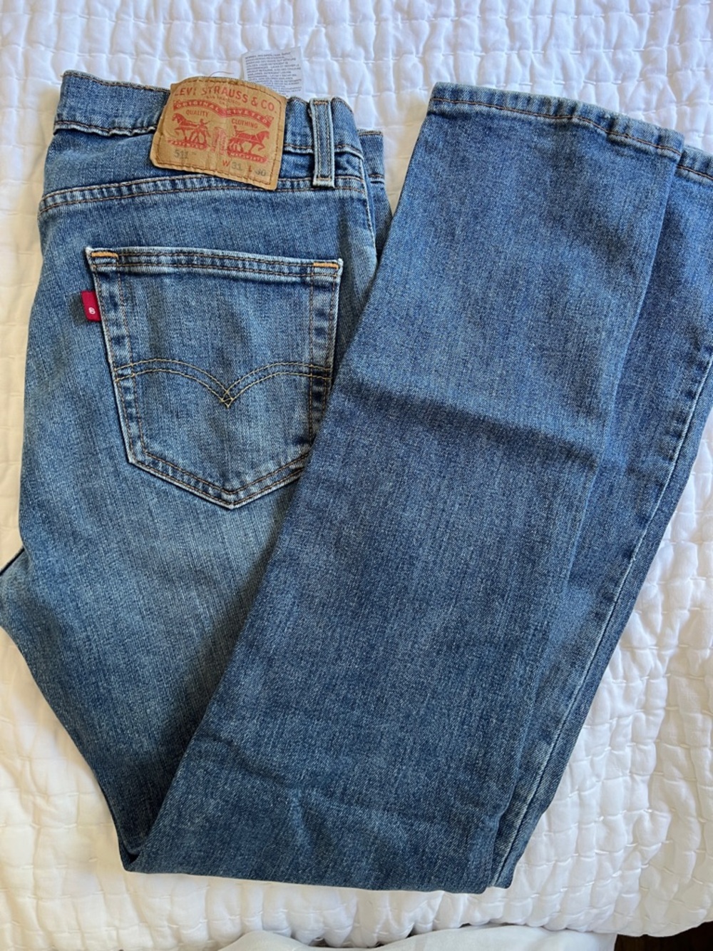 Levi's Men's 511 Blue Classic Straight Jeans